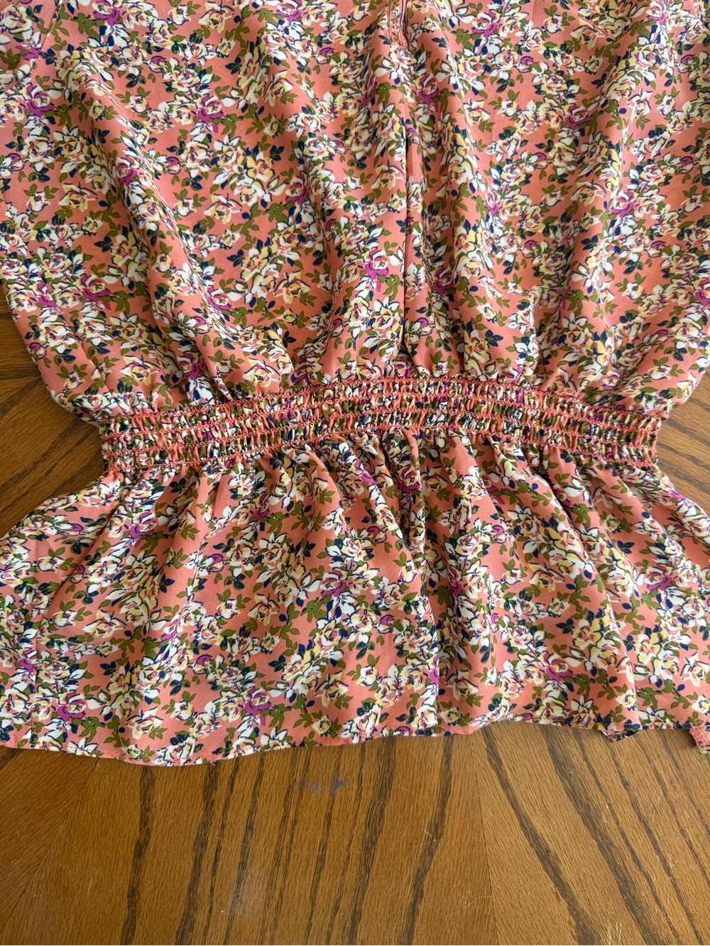 Max Studio Floral Print Blouse - Picture 4 of 6